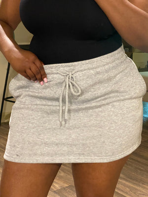 Fleece Mini Skirt